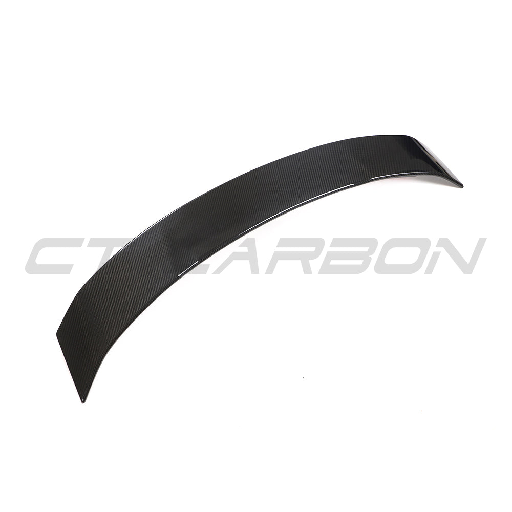 CT Carbon Porsche 911 991.2 GTS/Carrera/Targa 2017-2019 carbon fibre spoiler installed on the rear of the car.