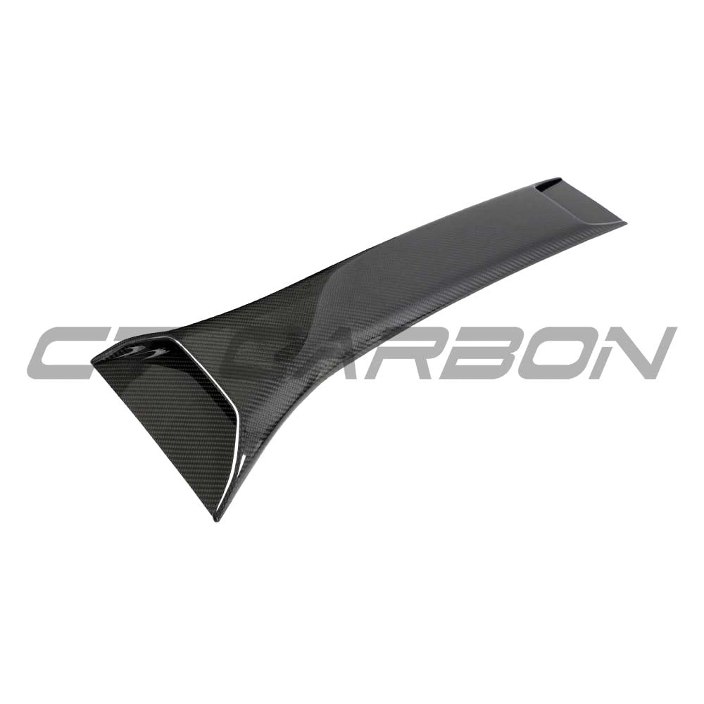 Carbon fiber roof scoop for McLaren 720S by CT Design, showing the sleek, aerodynamic design on the vehicle's roof.