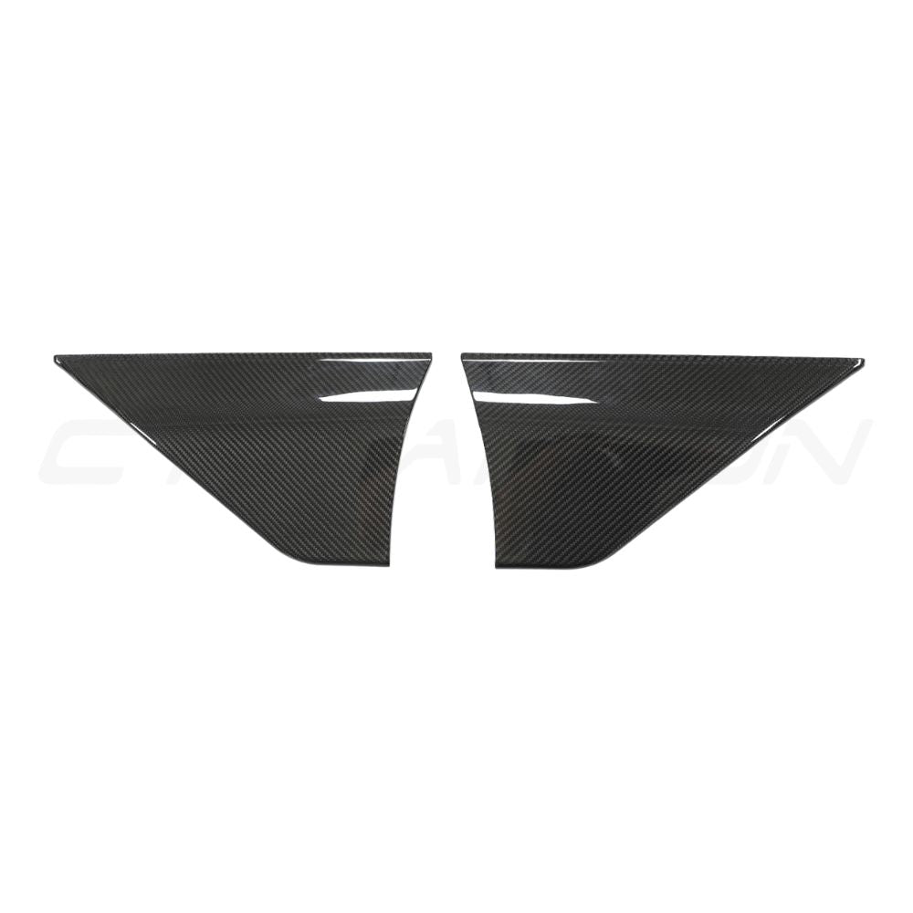 Carbon fiber side skirts for McLaren 720S by CT Design, designed to enhance aerodynamics and sportier look.