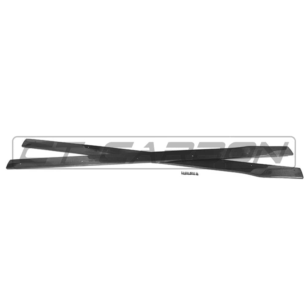 Mercedes C63 W205 2018-2022 convertible full carbon fiber kit by CT Carbon, showcasing the sleek, lightweight car body enhancement.