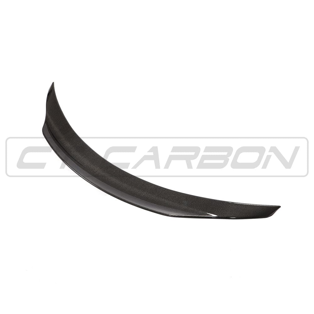 Mercedes C63/C-Class W205 convertible carbon spoiler by CT Carbon, with a sleek, aerodynamic design and PS style finish.