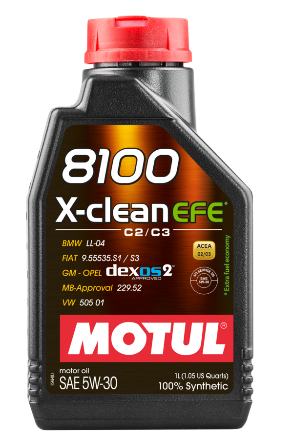Motul 8100 X-Clean EFE 5W-30 engine oil for BMW B58TU service kit