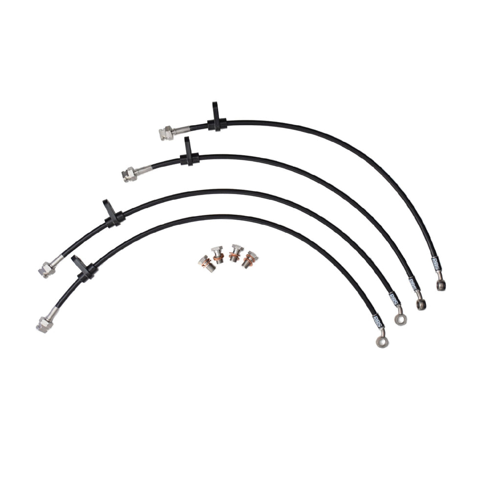 BMW 3 Series E46 330Ci SE (2003-2007) Braided Brake Lines - Nineteen72 Performance