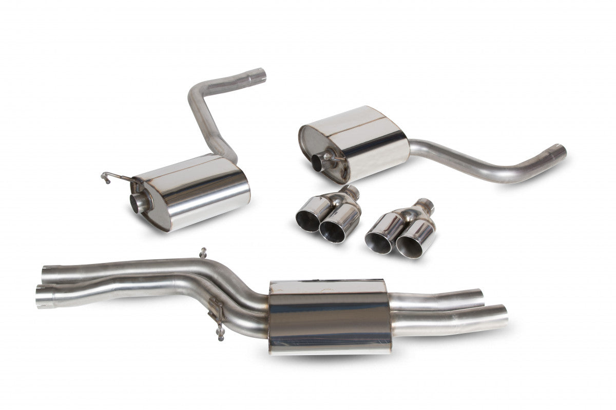 Scorpion Audi S4 3.0 TSFI V6 Quattro & Avant B8/B8.5 2009 - 2016 - Resonated Half System - Nineteen72 Performance
