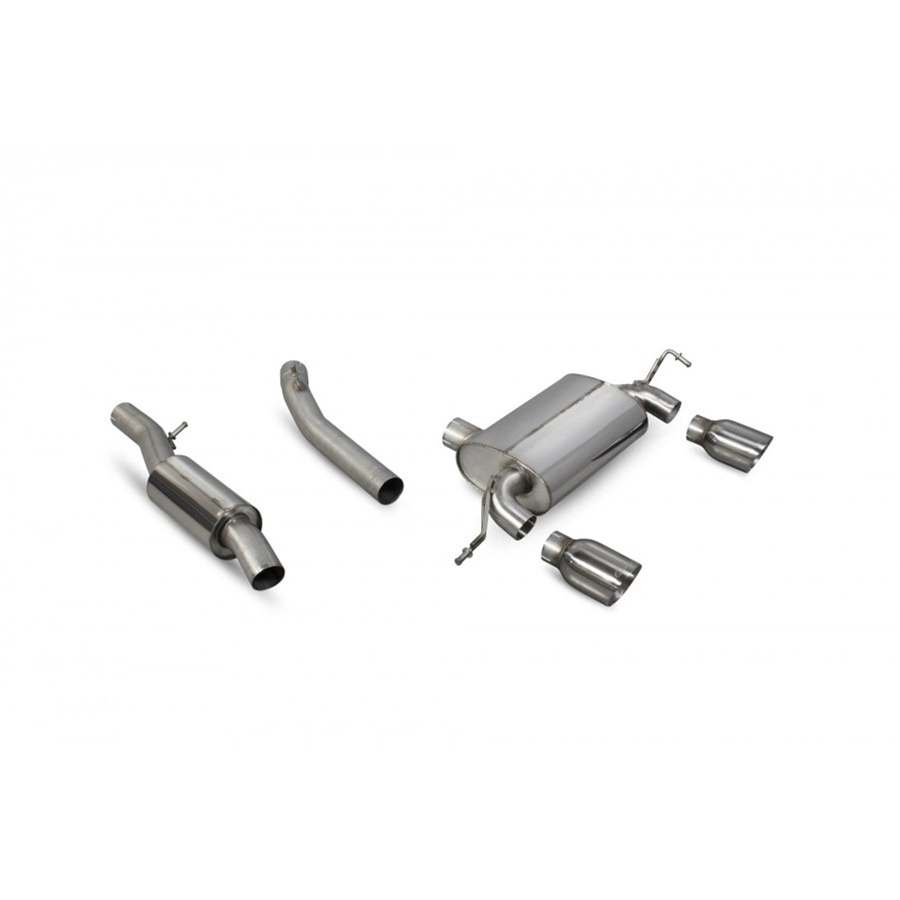 Scorpion Cat Back Exhaust System - Audi TT 8N Quattro Sport 240hp - Nineteen72 Performance