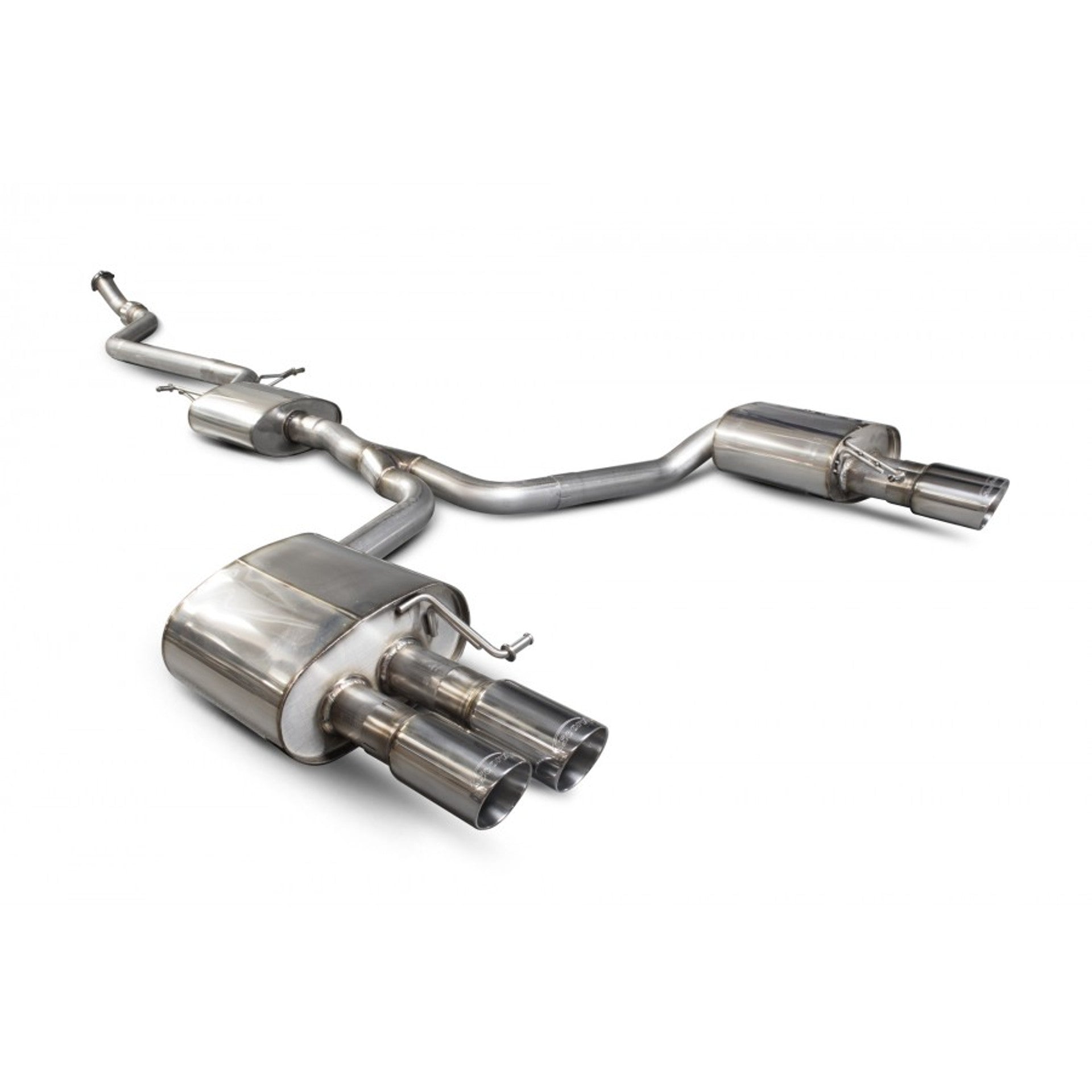 Scorpion Quad Cat-Back Exhaust System - Audi A5 2.0TFSI (2012+) - Nineteen72 Performance