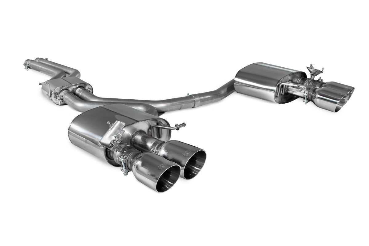Scorpion Audi S4 B9 Quattro Avant, Saloon & Sedan. Non Sports Diff & Non Gpf Model 2017 - 2019 - Resonated Half System - Nineteen72 Performance