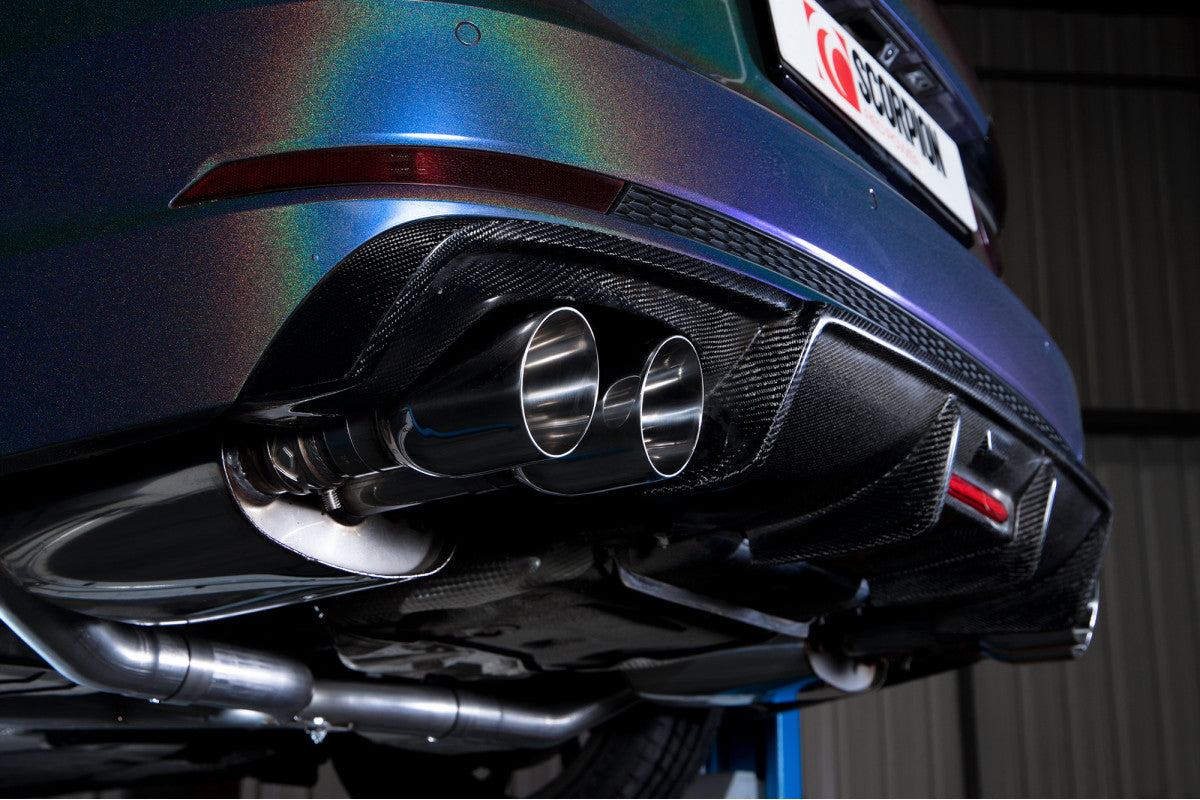 Scorpion Audi S4 B9 Quattro Avant, Saloon & Sedan. Non Sports Diff & Non Gpf Model 2017 - 2019 - Resonated Half System - Nineteen72 Performance