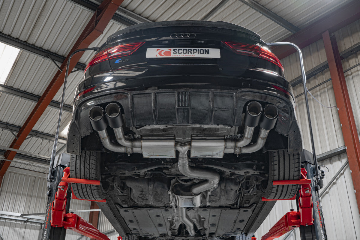 Scorpion Audi S3 2.0T 8V (Saloon) Facelift GPF Model 2019 - 2020 - Cat/GPF-back System - Nineteen72 Performance