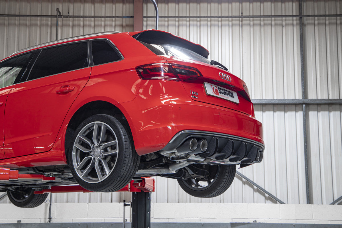 Scorpion Audi S3 2.0T 8V (3 Door & Sportback) Facelift GPF Model 2019 - 2020 - Cat/GPF-back System - Nineteen72 Performance