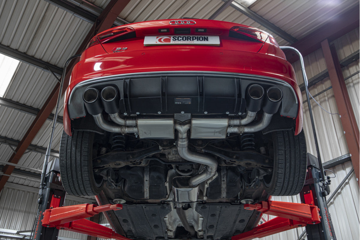 Scorpion Audi S3 2.0T 8V (3 Door & Sportback) Facelift GPF Model 2019 - 2020 - Cat/GPF-back System - Nineteen72 Performance