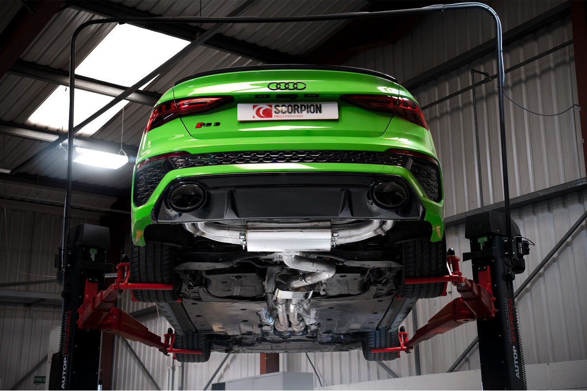 Scorpion Audi RS3 8Y Saloon/Sedan 21-Current GPF Model 2021 - 2024 - Cat/GPF-Back System - Nineteen72 Performance