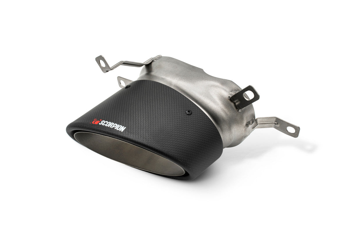 Scorpion Audi RS3 8Y Saloon/Sedan 21-Current GPF Model 2021 - 2024 - 170 x 120mm Carbon Fibre Ascari RS trim - Nineteen72 Performance