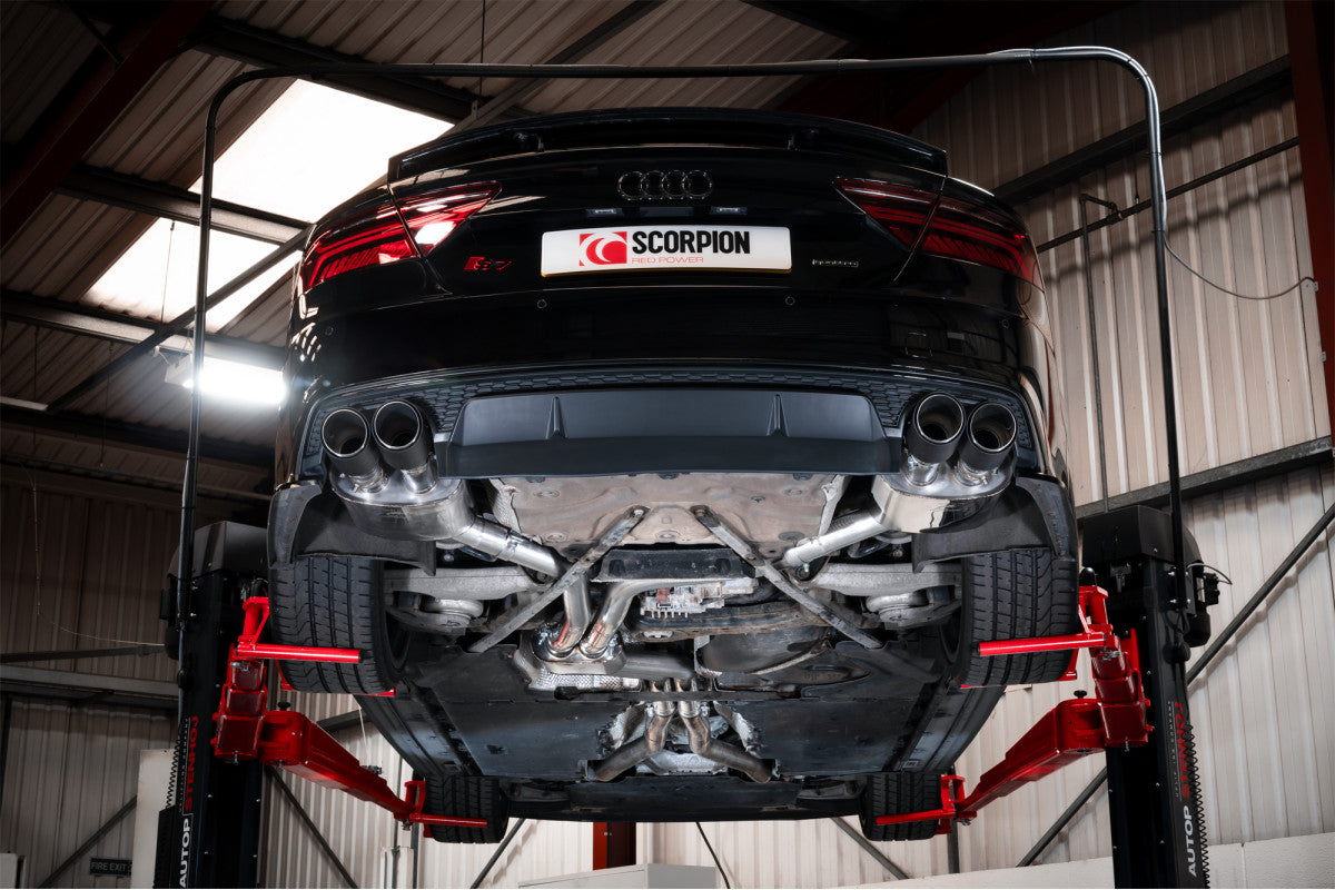 Scorpion Audi S7 C7 4.0 TFSI Biturbo Quattro 2012 - 2018 - Resonated Half System - Nineteen72 Performance