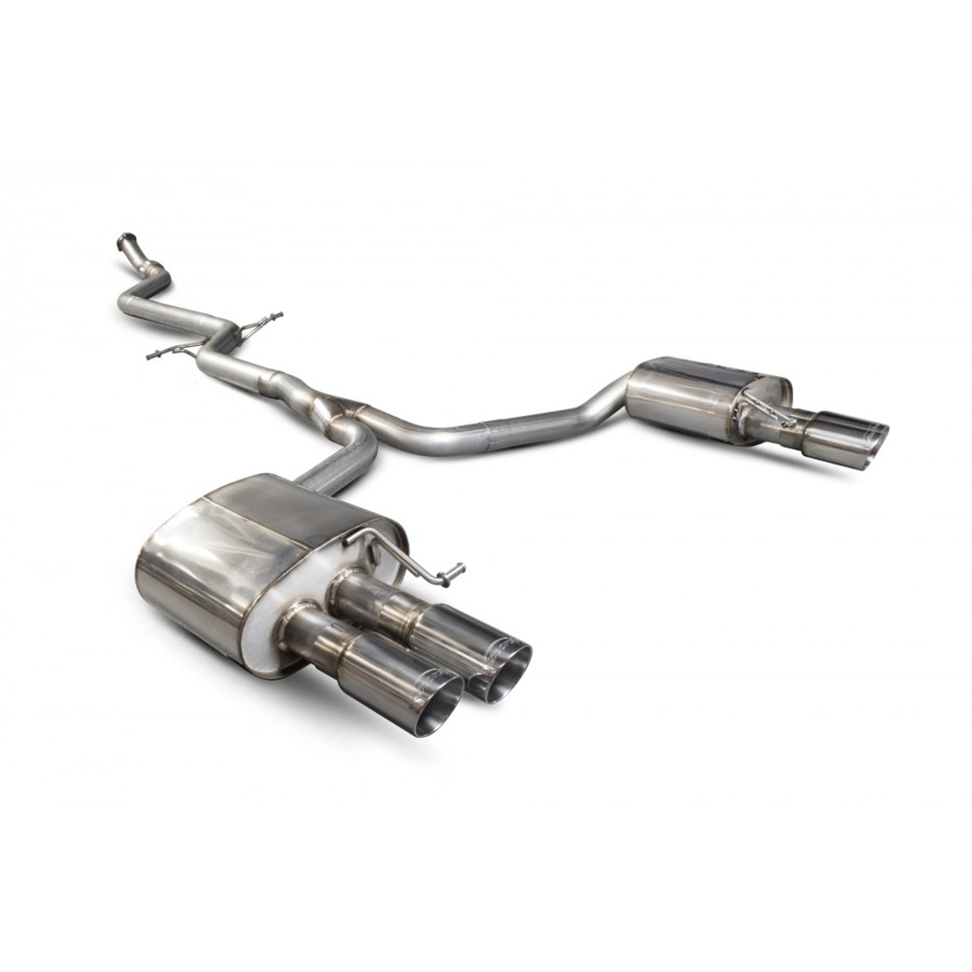 Scorpion Quad Cat-Back Exhaust System - Audi A5 2.0TFSI (2012+) - Nineteen72 Performance