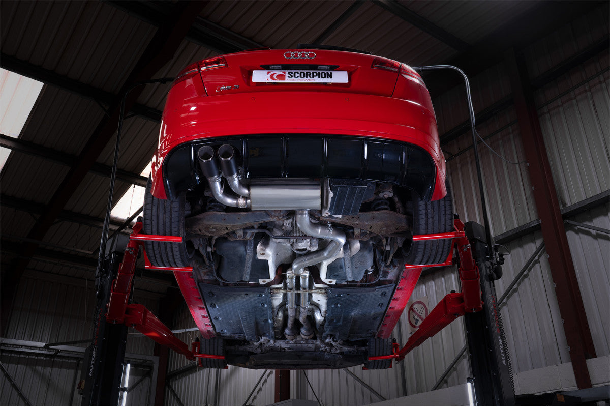 Scorpion Audi RS3 8P Sportback 11-12 2011 - 2012 - Non-resonated Secondary Cat-back System - Nineteen72 Performance
