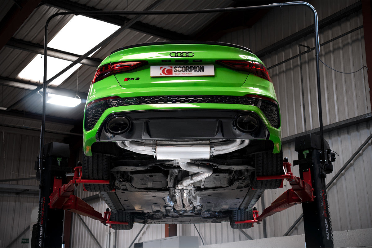 Scorpion Audi RS3 8Y Saloon/Sedan 21-Current GPF Model 2021 - 2024 - Cat/GPF-Back System - Nineteen72 Performance