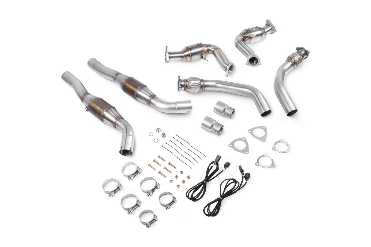 Scorpion Downpipes with Sports Cats in Front Pipes - S4 3.0 TFSI V6 Quattro & Avant B8/B8.5 - Nineteen72 Performance