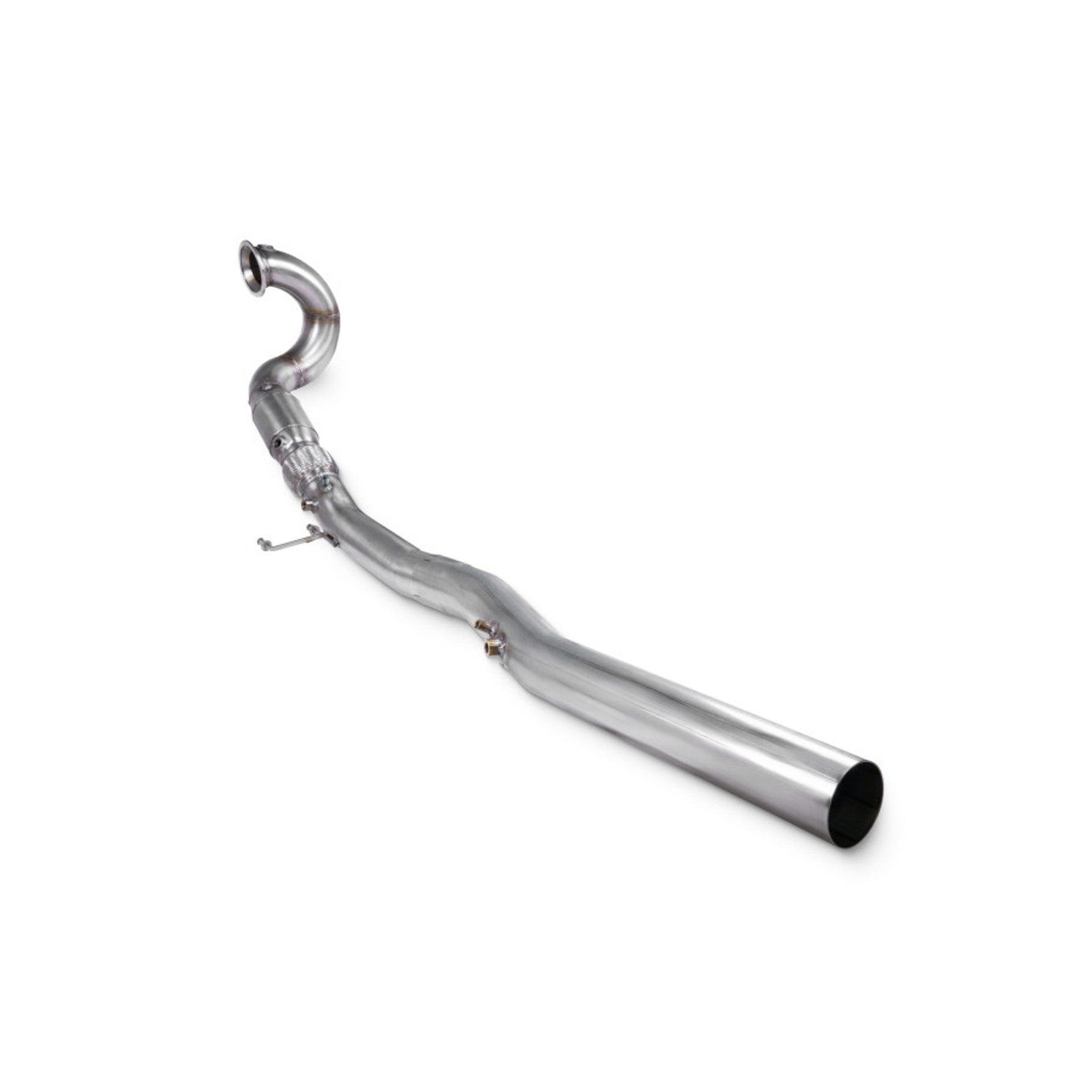 Scorpion Downpipe with high flow sports catalyst Golf R MK8 GPF Model 2020 - - Nineteen72 Performance