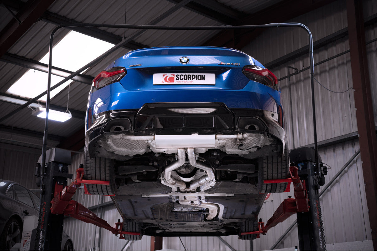 Scorpion GPF-Back system with electronic valve Valved M240i G42 including xDrive 2021 - Nineteen72 Performance