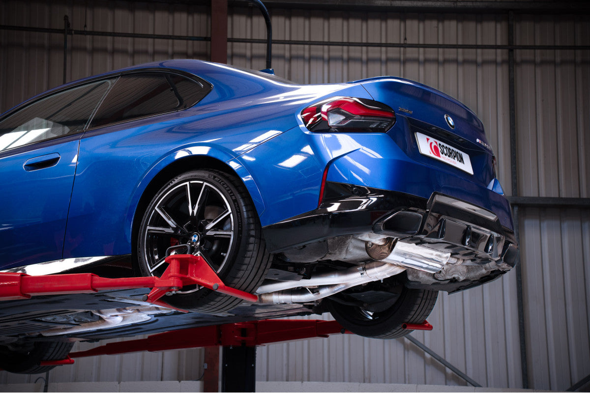 Scorpion GPF-Back system with electronic valve Valved M240i G42 including xDrive 2021 - Nineteen72 Performance