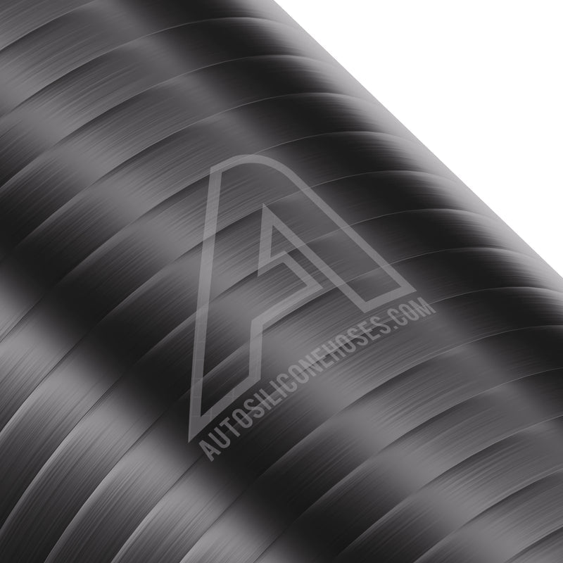Auto Silicone Hoses 90-degree reducing silicone hose, 51mm to 45mm, in red, designed for automotive and fluid transfer applications.