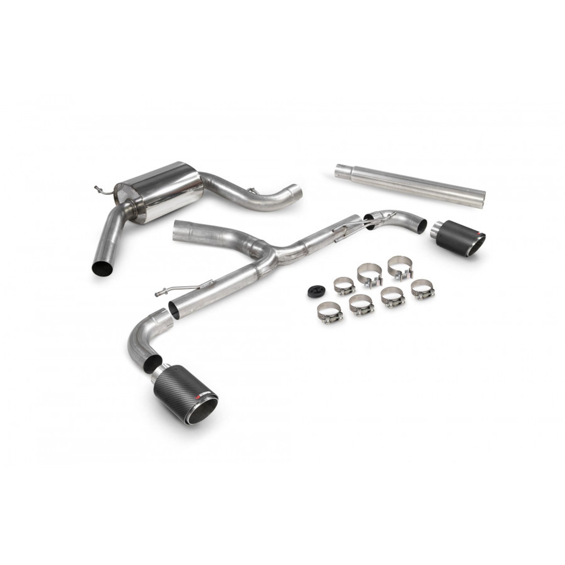 Scorpion Predator Cat Back Exhaust System - Scirocco R - Nineteen72 Performance