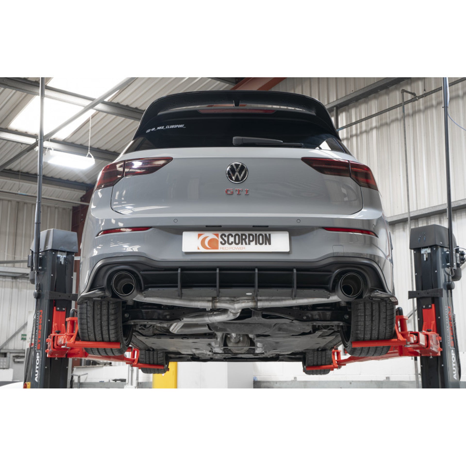 Scorpion GPF-back Exhaust System - Golf Mk8 GTI Clubsport - Nineteen72 Performance