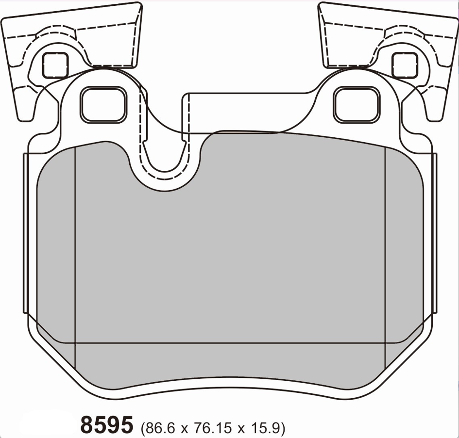 BMW 1 Series (E82/E88) Performance Brake Pads 8595 - Nineteen72 Performance