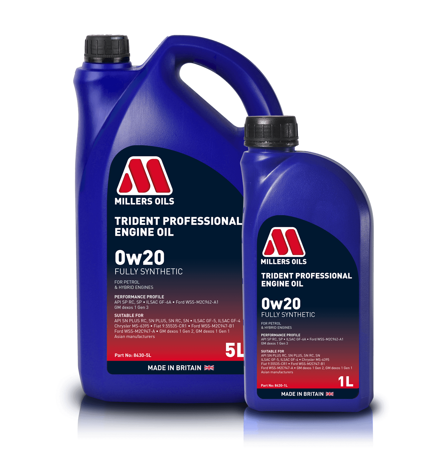 Millers Trident Professional 0w20 Engine Oil product image