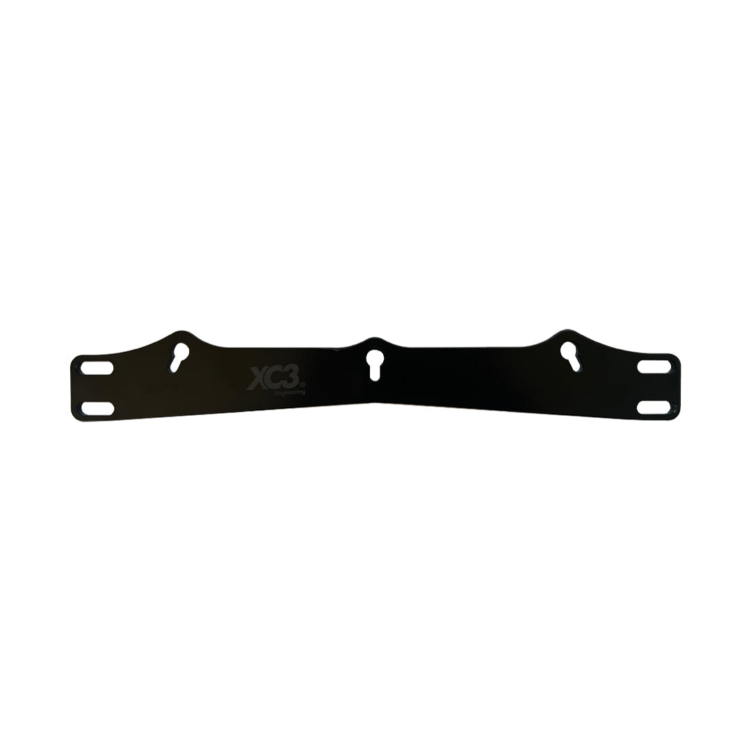 XC3 Engineering under-seat harness bracket for BMW E9X F8X G8X, interior safety accessory with secure attachment point.