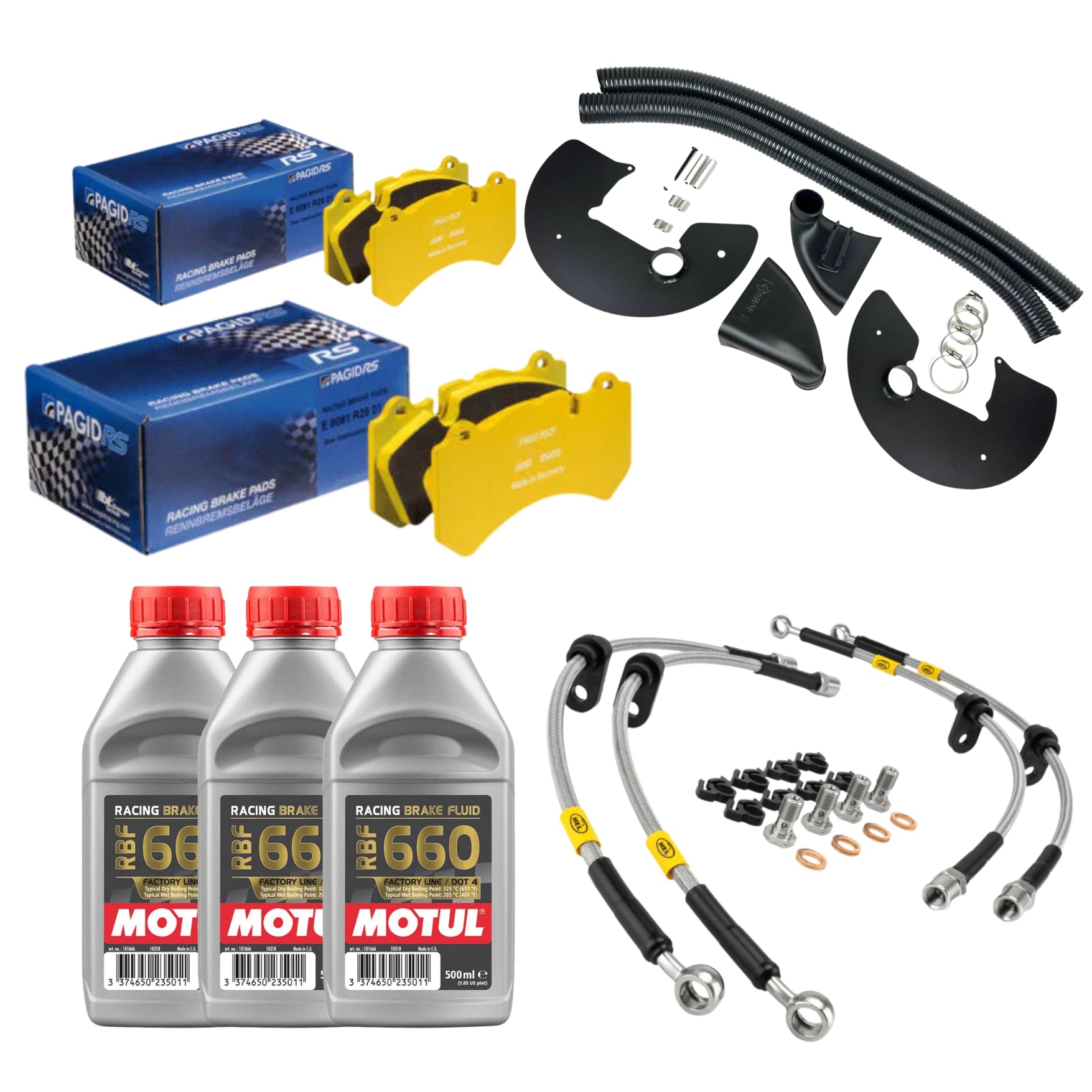BMW M2/M3/M4 Track Brake Upgrade Bundle, Front & Rear RSL29's, RBF 660, HEL, Duct Kit & more (Copy)