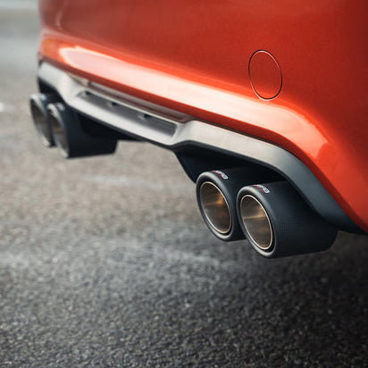 Cobra Sport - Pair of 4" Twin Inward Rolled Carbon Fibre Tips - Nineteen72 Performance