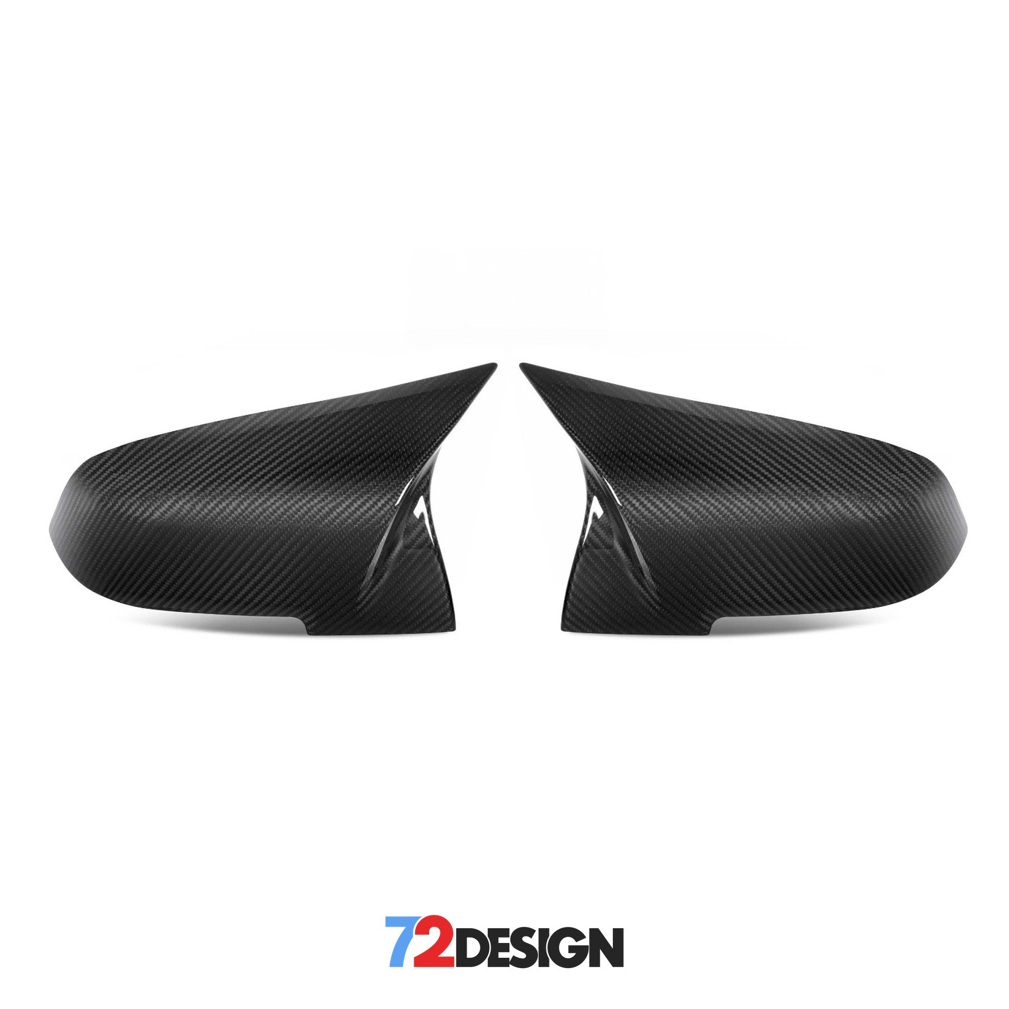 72Design - BMW M Style Look Carbon Fibre Wing Mirror Replacement Covers - Nineteen72 Performance
