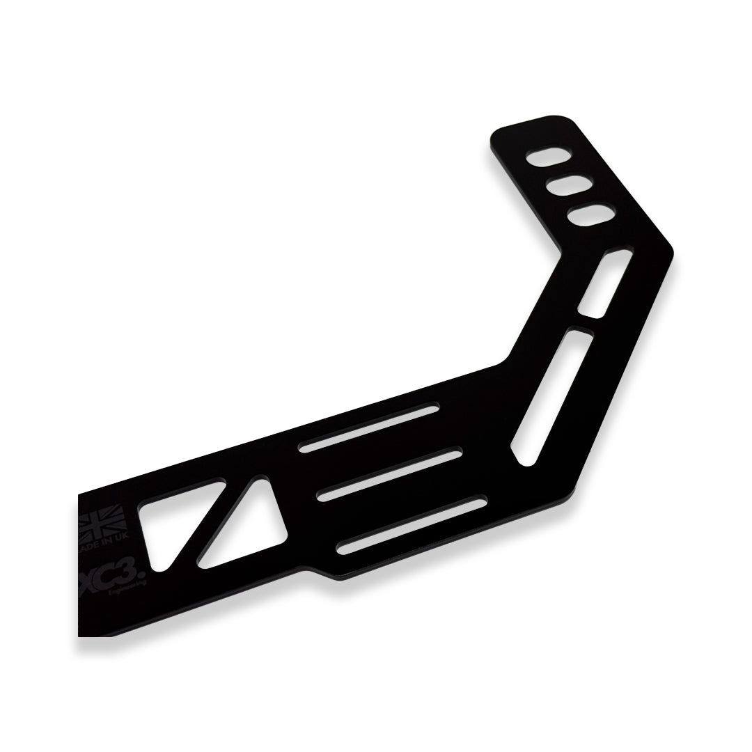 XC3 Engineering seat-mounted fire extinguisher mount for BMW M2 M3 M4 E9X F8X G8X interior safety accessory.