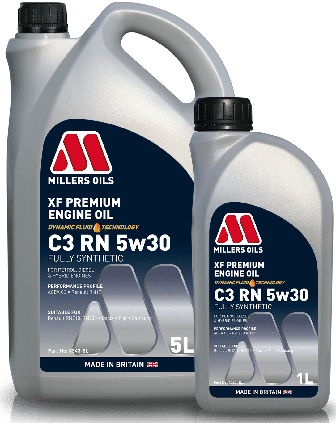 Millers XF Premium C3 RN 5w30 Engine Oil product image
