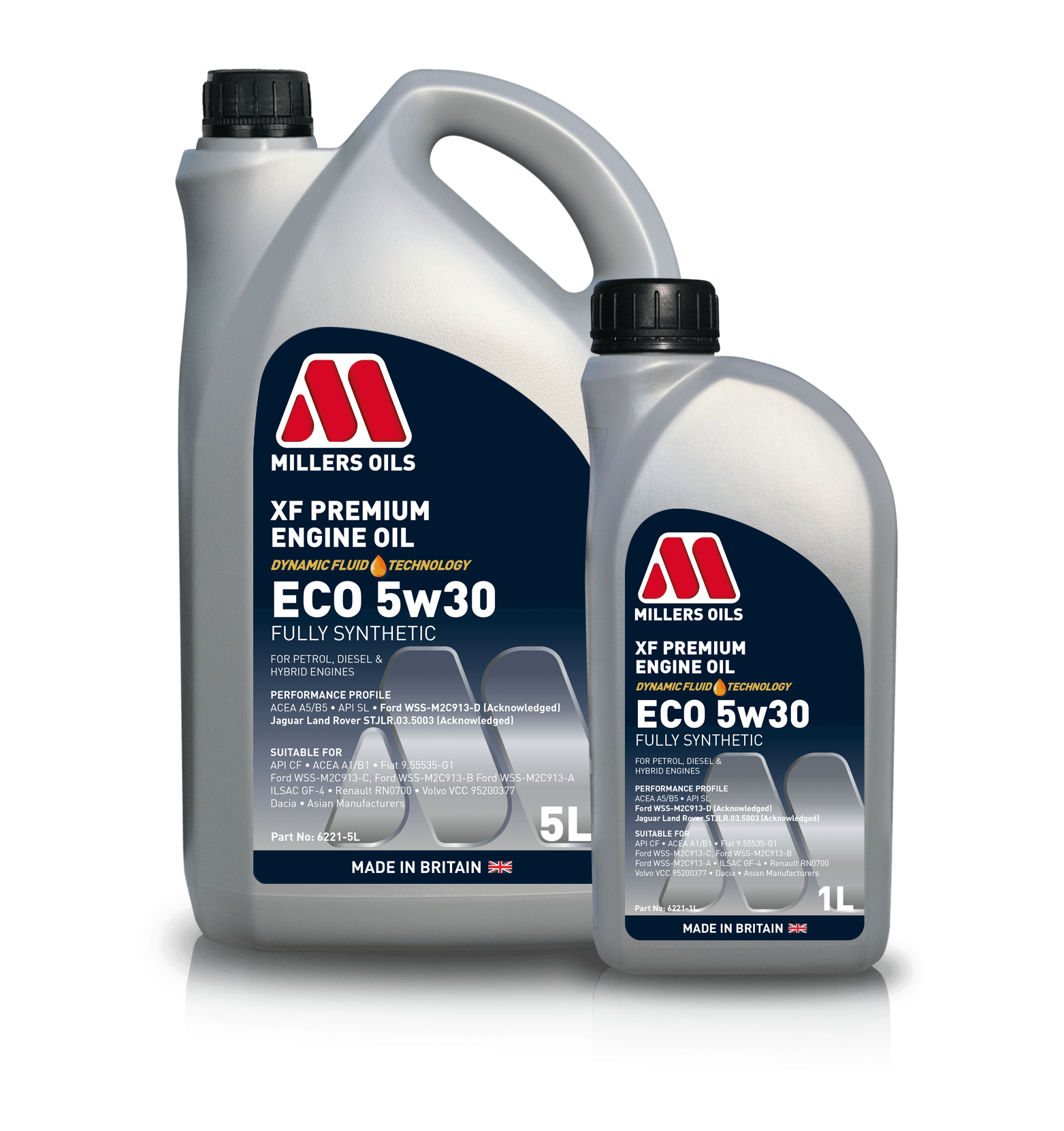Millers XF Premium ECO 5w30 Engine Oil product image