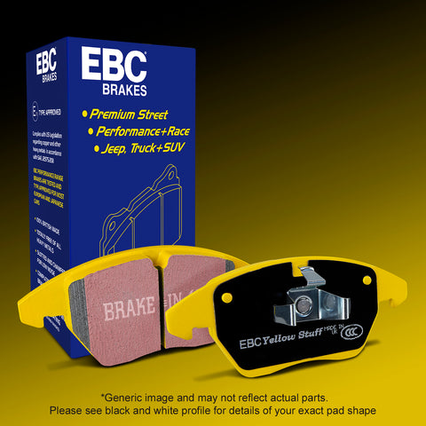 EBC - Front Yellowstuff Brake Pads DP42148R 2NH Callipers (BMW - M2 F87 2NH, M5 F10, M6 F12, F13) - Nineteen72 Performance