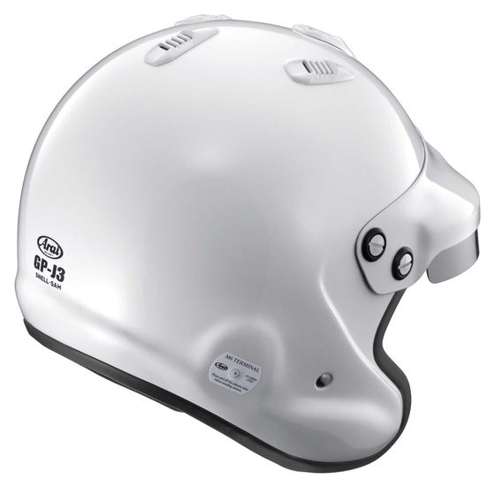 Arai GP-J3 White Racing Helmet FIA-8859-2015 - Nineteen72 Performance