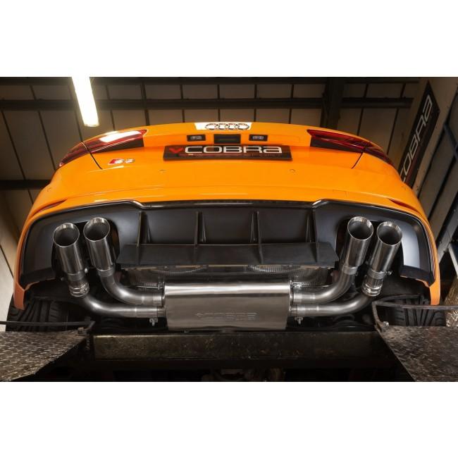 Cobra Sport - Audi S3 (8V) 3 Door (Valved) (13-18) Cat Back Performance Exhaust - Nineteen72 Performance