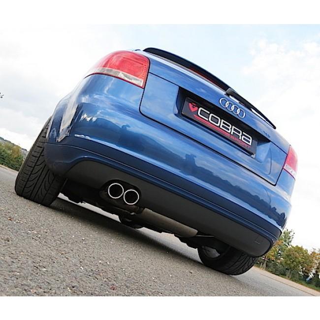Cobra Sport - Audi A3 (8P) 2.0 TFSI 2WD (3 Door) Cat Back Performance Exhaust - Nineteen72 Performance