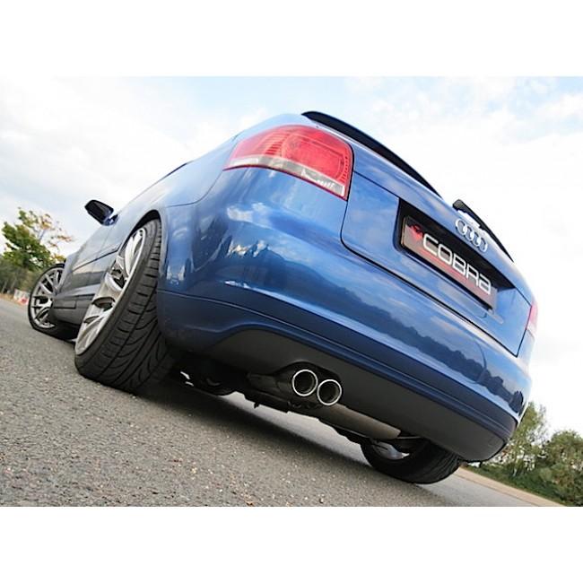 Cobra Sport - Audi A3 (8P) 2.0 TDI 140PS (2WD) (3 Door) Twin Tip Cat Back Performance Exhaust - Nineteen72 Performance