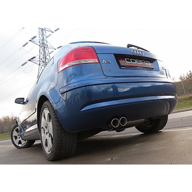 Cobra Sport - Audi A3 (8P) 3.2 V6 Quattro Cat Back Performance Exhaust - Nineteen72 Performance
