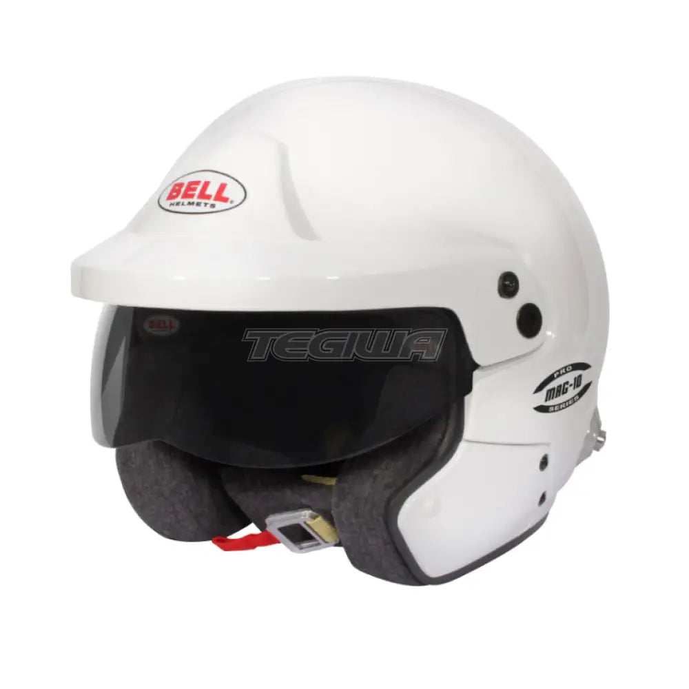 Bell Open Face MAG-10 Helmet White (HANS) FIA8859/SA2020 - Nineteen72 Performance