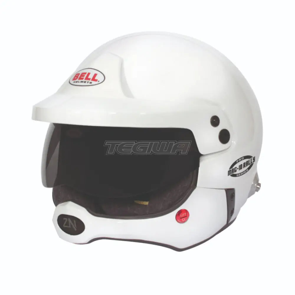 Bell Rally Pro MAG-10 Helmet White (HANS) FIA8859/SA2020 - Nineteen72 Performance