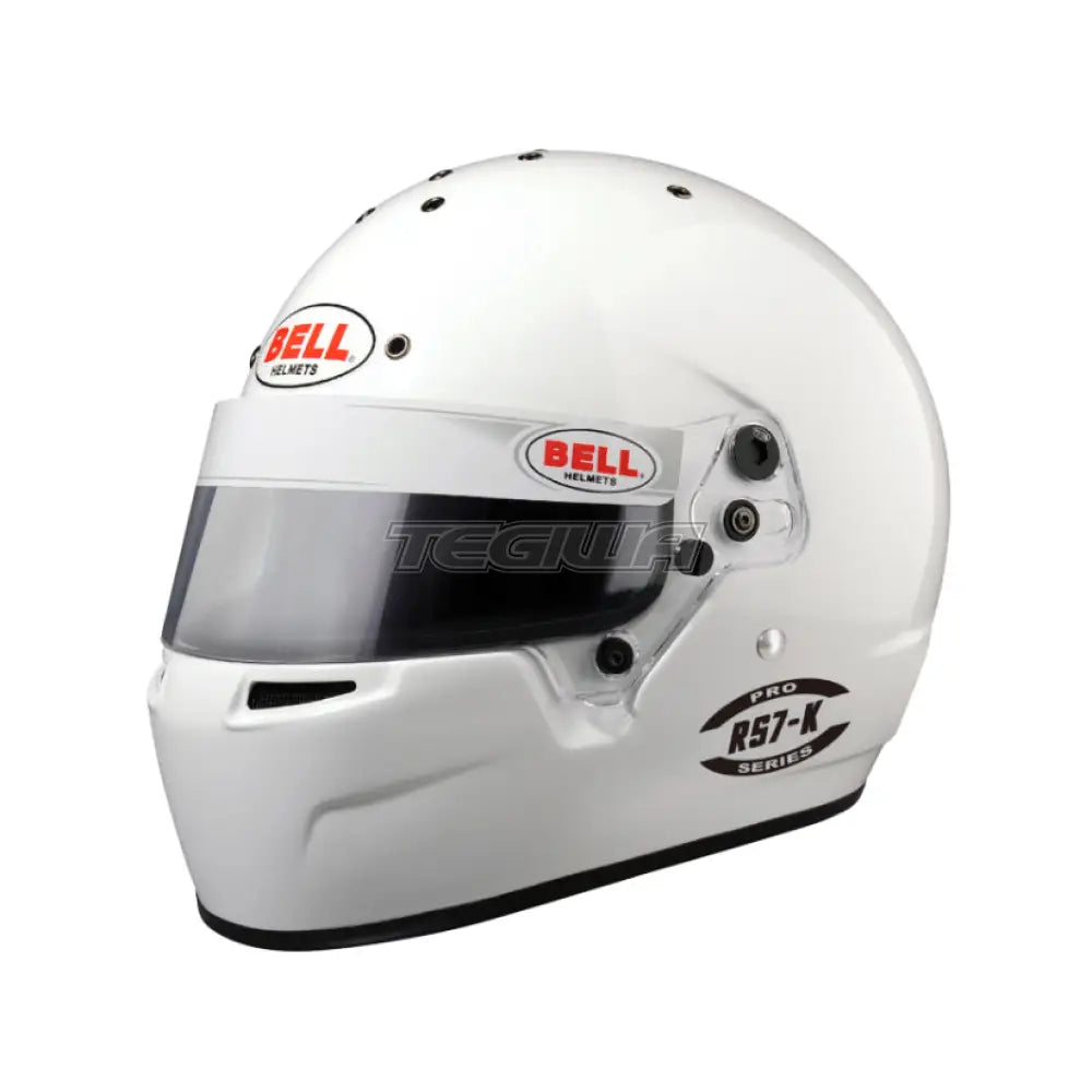 Bell RS7-K Karting Helmet White K2020 - Nineteen72 Performance
