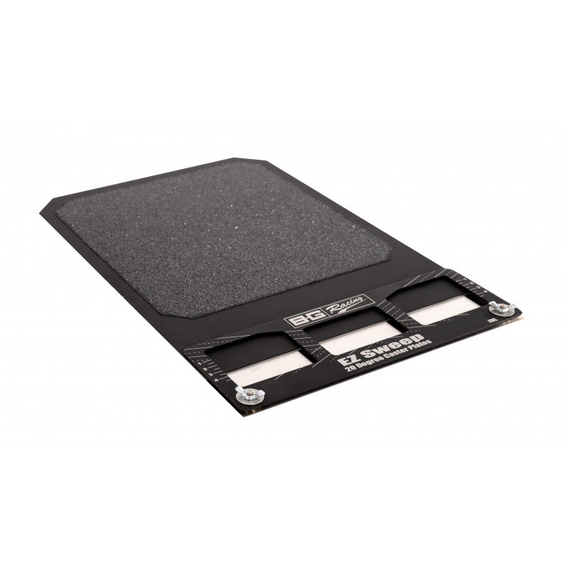 BG Racing BGR302 EZ Sweep castor slip plates for wheel alignment and chassis setup