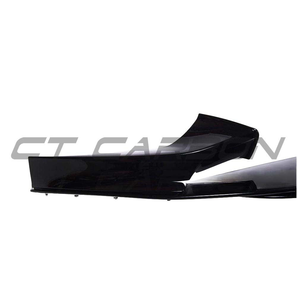 BMW 2 Series F23 gloss black full kit with dual exhaust by CT Carbon, featuring sleek black finish and MP style design.