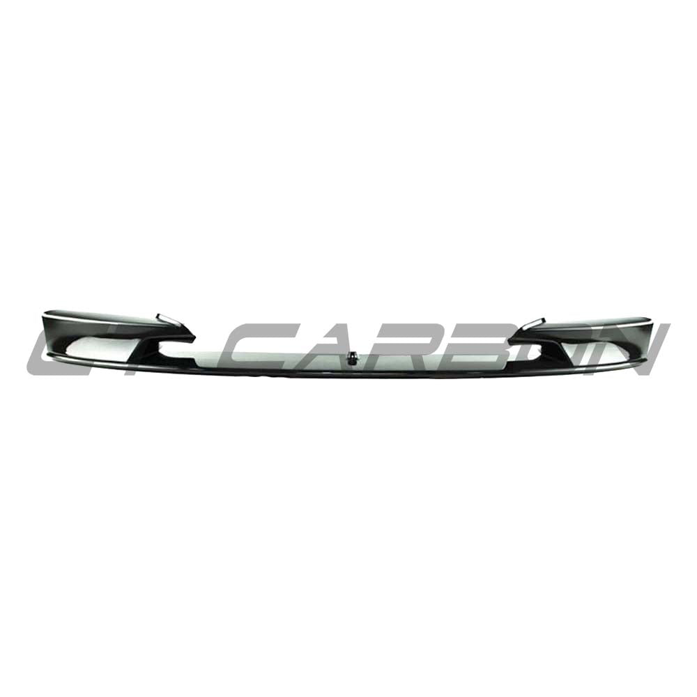 BMW 3 Series F30 gloss black full kit with dual exhaust, CT Carbon MP style, featuring sleek black carbon fiber accents.