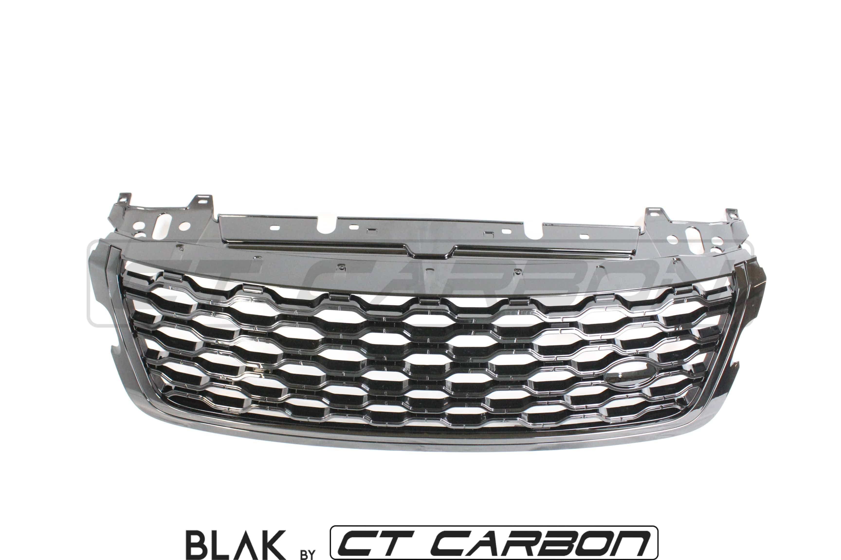 CT Carbon full black edition trim kit for Land Rover Discovery 5 2016+, featuring black accents and sleek design details.